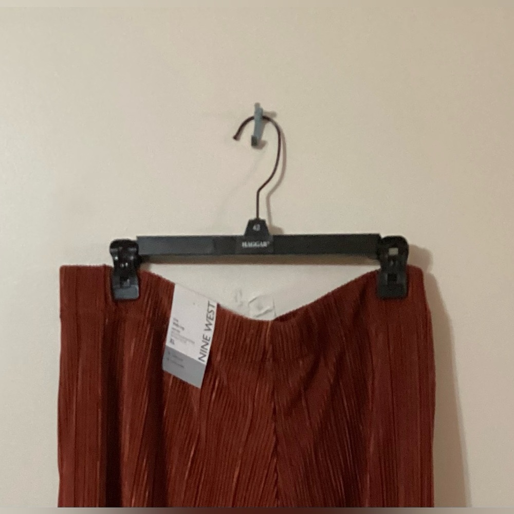 Nine West Crop Wide Leg Pants Copper  XL - Picture 3 of 6